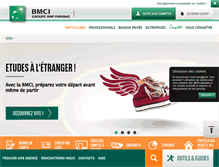 Tablet Screenshot of bmci.ma
